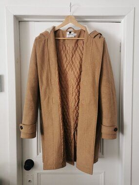 Topman camel duffle coat